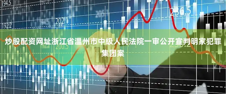 炒股配资网址浙江省温州市中级人民法院一审公开宣判明家犯罪集团案